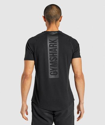 Gymshark Bold Muške T Shirts Crne | HR 2478VRW